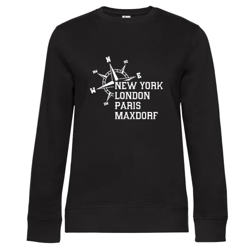 Weltstadt Maxdorf Sweat Frauen Queen Crew Neck
