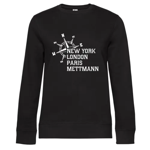 Weltstadt Mettmann Sweat Frauen Queen Crew Neck