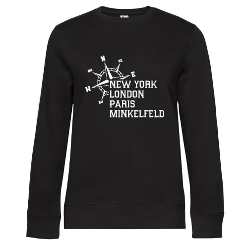 Weltstadt Minkelfeld Sweat Frauen Queen Crew Neck