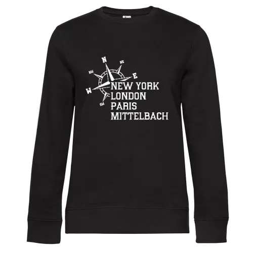 Weltstadt Mittelbach Sweat Frauen Queen Crew Neck