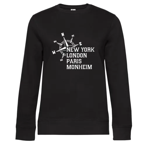 Weltstadt Monheim Sweat Frauen Queen Crew Neck