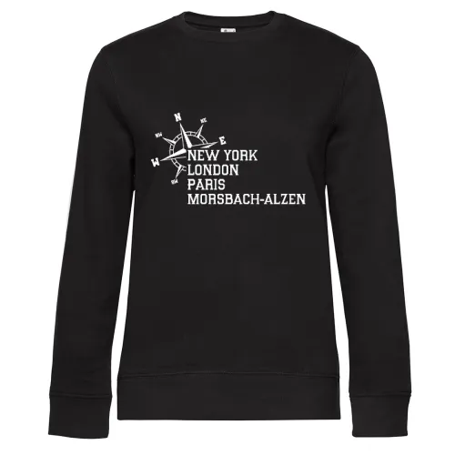 Weltstadt Morsbach-Alzen Sweat Frauen Queen Crew Neck