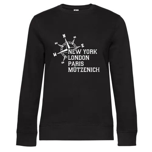 Weltstadt Mützenich Sweat Frauen Queen Crew Neck