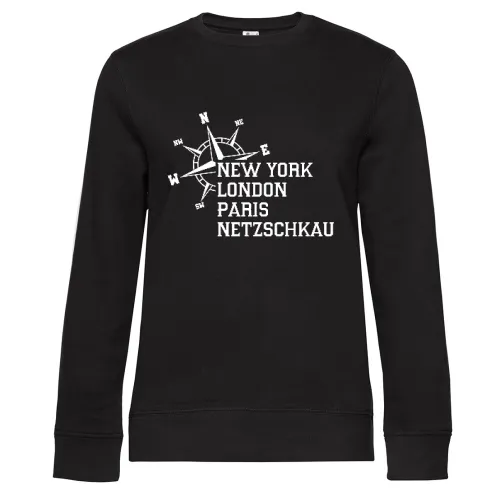 Weltstadt Netzschkau Sweat Frauen Queen Crew Neck