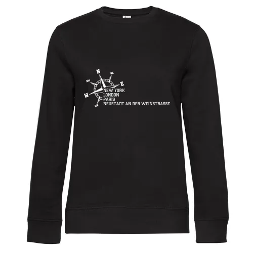 Weltstadt Neustadt An Der Weinstraße Sweat Frauen Queen Crew Neck