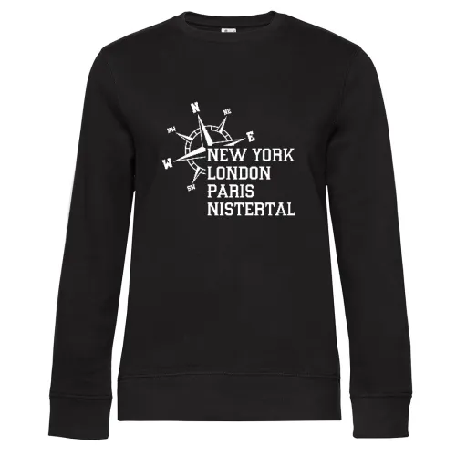 Weltstadt Nistertal Sweat Frauen Queen Crew Neck