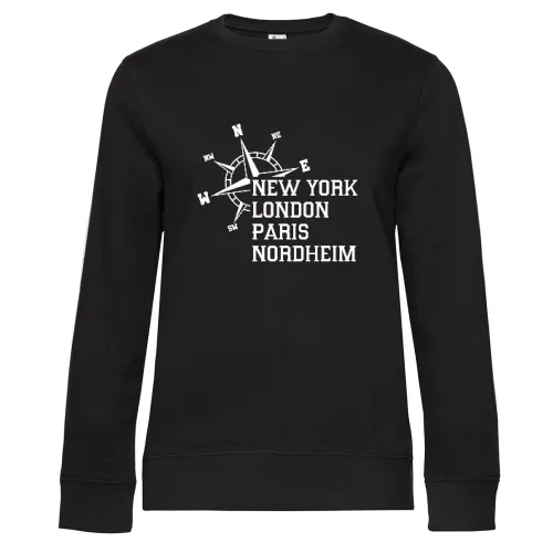 Weltstadt Nordheim Sweat Frauen Queen Crew Neck