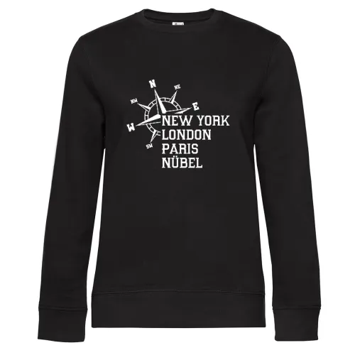 Weltstadt Nübel Sweat Frauen Queen Crew Neck