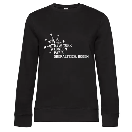 Weltstadt Oberalteich, Bogen Sweat Frauen Queen Crew Neck