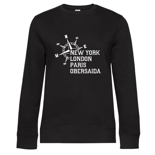 Weltstadt Obersaida Sweat Frauen Queen Crew Neck