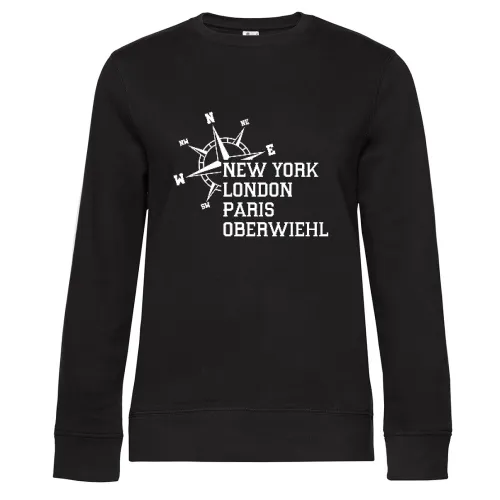 Weltstadt Oberwiehl Sweat Frauen Queen Crew Neck