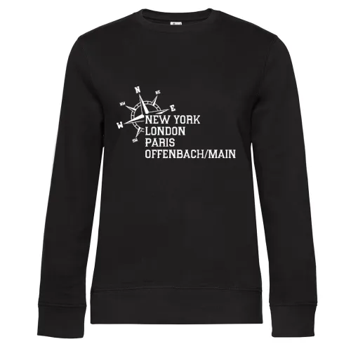 Weltstadt Offenbach/Main Sweat Frauen Queen Crew Neck