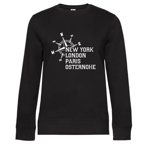 Weltstadt Osternohe Sweat Frauen Queen Crew Neck