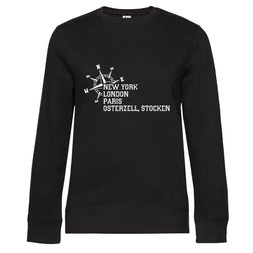 Weltstadt Osterzell, Stocken Sweat Frauen Queen Crew Neck
