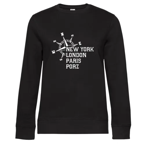 Weltstadt Porz Sweat Frauen Queen Crew Neck