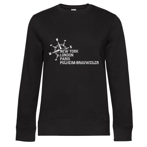 Weltstadt Pulheim-Brauweiler Sweat Frauen Queen Crew Neck