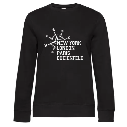 Weltstadt Queienfeld Sweat Frauen Queen Crew Neck