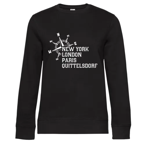 Weltstadt Quittelsdorf Sweat Frauen Queen Crew Neck