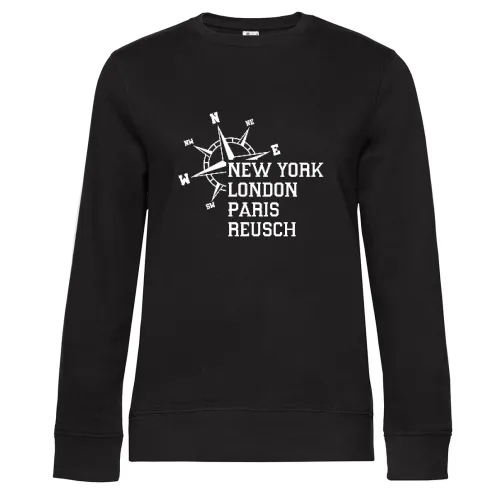 Weltstadt Reusch Sweat Frauen Queen Crew Neck