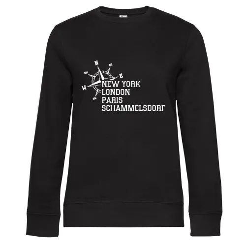 Weltstadt Schammelsdorf Sweat Frauen Queen Crew Neck
