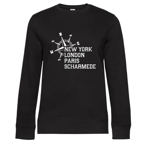 Weltstadt Scharmede Sweat Frauen Queen Crew Neck