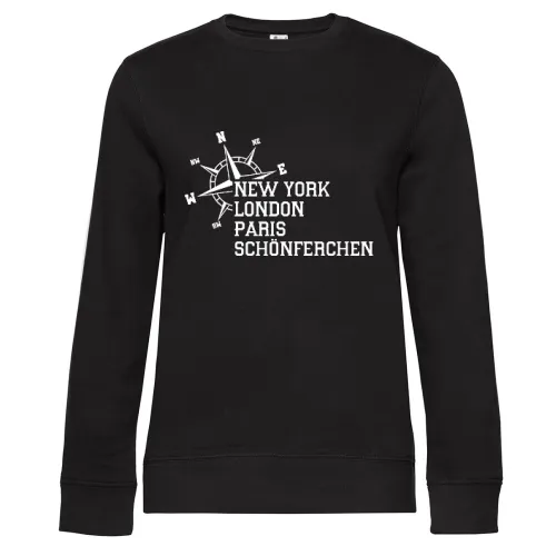 Weltstadt Schönferchen Sweat Frauen Queen Crew Neck