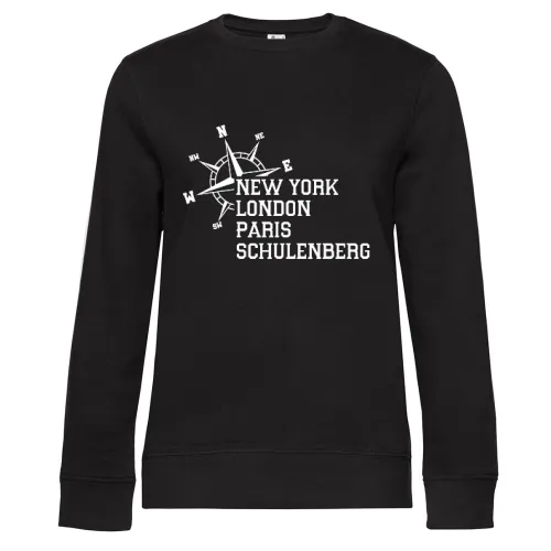 Weltstadt Schulenberg Sweat Frauen Queen Crew Neck