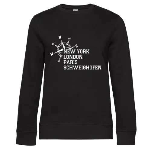 Weltstadt Schweighofen Sweat Frauen Queen Crew Neck