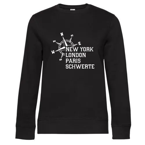 Weltstadt Schwerte Sweat Frauen Queen Crew Neck