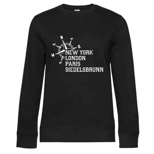 Weltstadt Siedelsbrunn Sweat Frauen Queen Crew Neck