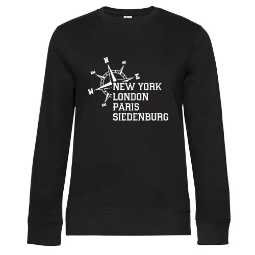 Weltstadt Siedenburg Sweat Frauen Queen Crew Neck