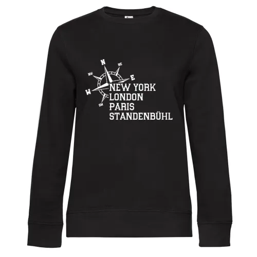 Weltstadt Standenbühl Sweat Frauen Queen Crew Neck