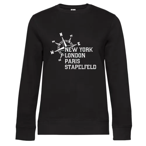 Weltstadt Stapelfeld Sweat Frauen Queen Crew Neck