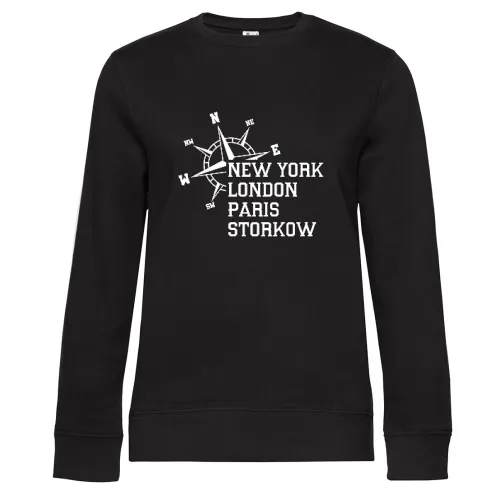Weltstadt Storkow Sweat Frauen Queen Crew Neck