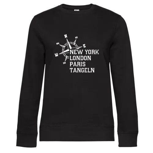 Weltstadt Tangeln Sweat Frauen Queen Crew Neck