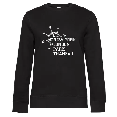 Weltstadt Thansau Sweat Frauen Queen Crew Neck