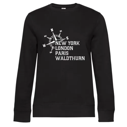Weltstadt Waldthurn Sweat Frauen Queen Crew Neck