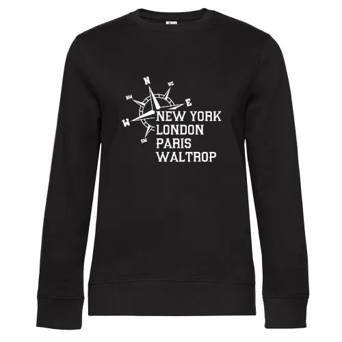 Weltstadt Waltrop Sweat Frauen Queen Crew Neck