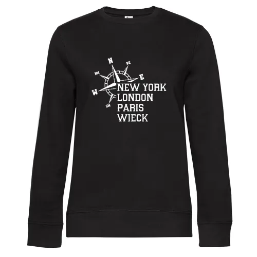 Weltstadt Wieck Sweat Frauen Queen Crew Neck