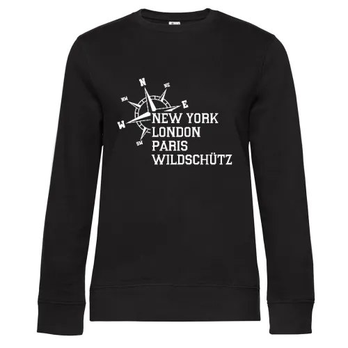 Weltstadt Wildschütz Sweat Frauen Queen Crew Neck