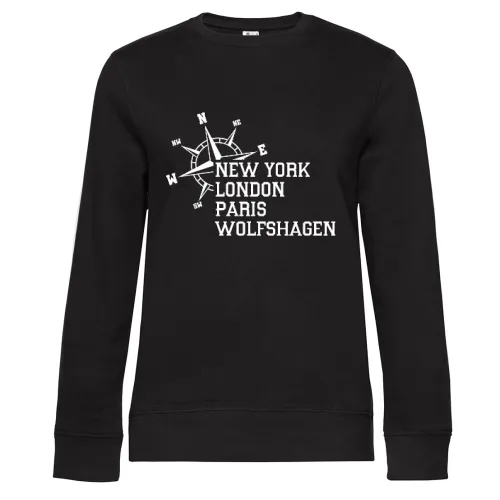 Weltstadt Wolfshagen Sweat Frauen Queen Crew Neck