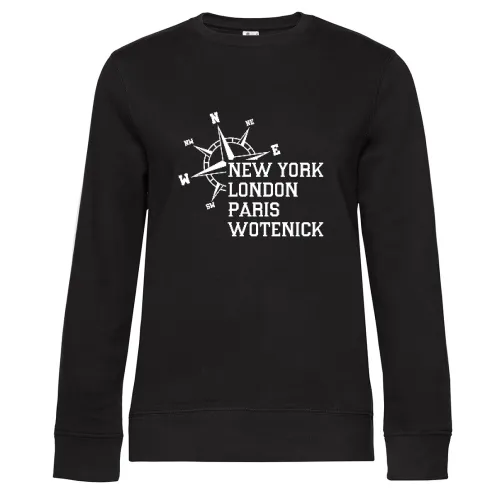 Weltstadt Wotenick Sweat Frauen Queen Crew Neck