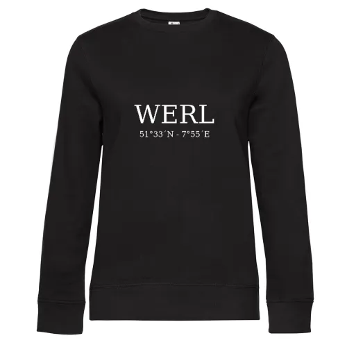 Werl Koordinaten Sweat Frauen Queen Crew Neck