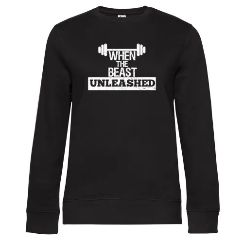 When The Beast Unleashed Sweat Frauen Queen Crew Neck