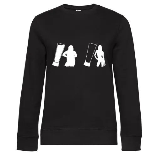 Wie Bier die Frauen verändert! Sweat Frauen Queen Crew Neck