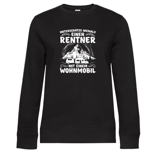 Wohnmobil Opa Rentner Camper Wohnwagen Womo Wowa Frauen Sweat