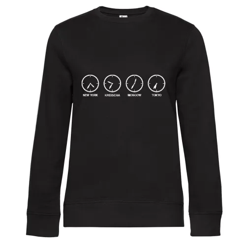 Zeitzonen der Welt und Kreischa Frauen Sweat