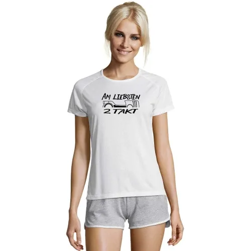 2Takt Enduro Mopedfahrer - Am Liebsten Zweitakt Frauen T-Shirt