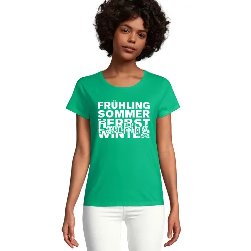 5. Jahreszeit Fasching Frauen T-Shirt