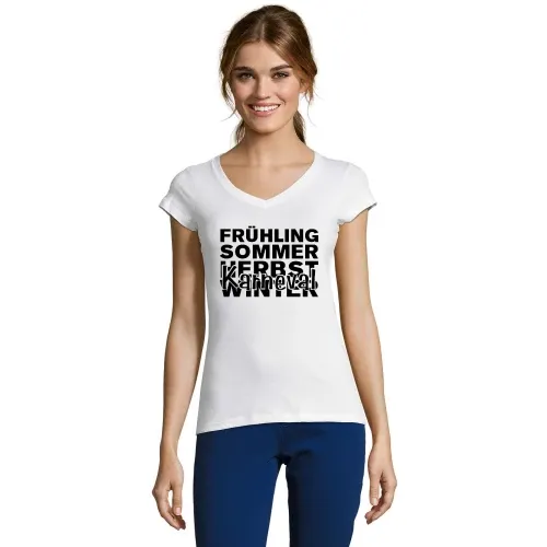 5. Jahreszeit Karneval Frauen T-Shirt